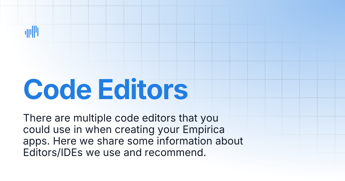 Code Editors | Empirica v2 Docs